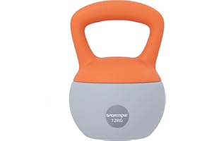 SPORTNOW Soft Kettlebell, 4/6/8/10/12kg Kettle Bell with Non-Slip Handle for Home Gym Weight Lifting and Strength Training