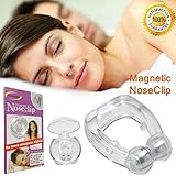 MATERIALES DE PRODUCCIÓN DE ALTA CALIDAD: El dispositivo para aliviar el ronquido está hecho de silicona de grado médico extremadamente suave y cómoda para diferentes tamaños de pasaje nasal.