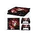 Produktbild PPOUTDD Vinyl Cover Aufkleber PS4 Skin Für PlayStation 4-Konsole Und 2 Controller-Aufkleber