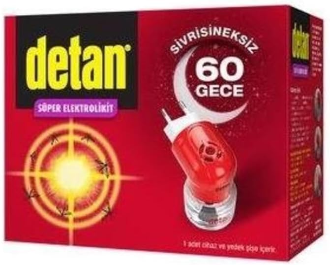 Detan 60 Gece Elektrolikit Cihaz + Yedek