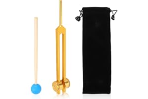 AGATIGE 111HZ stroik częstotliwości z młotkiem do naprawy DNA Healing Sound Healing Forks(gold)