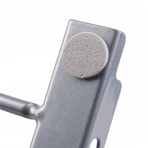 Laptopständer, belüftet, verstellbar, Metall Ineinander Notebook Standplatz, 24x19CM / 9.45×7.48Inch (Silber) - 6