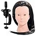 Eyelash Lip Makeup Practice Mannequin 24" Long 30% Real Hair Training Head