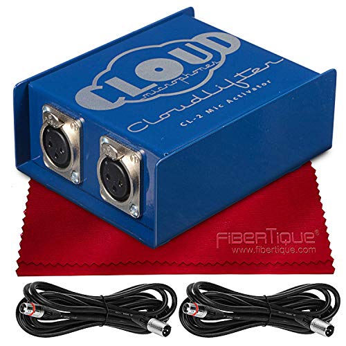 Cloud Microphones cl-2 Cloudlifter 2-Channel Mic Activator Bundle con Xpix Cables