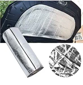 Hukimoyo Foam Tape Soundproofing Seal Car Insulation mat Sound Damping Sheets - Interior Accessory Noise Reduction Sticker Wrap (1 Meter x 0.5 Meter, 25 mm Thickness , Black )