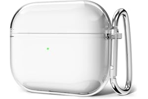 Svanove for Airpods 4 Case Clear Hard Plastic, Transparent Simple Cute Airpods 4th Generation Case with Keychain, Girly Y2k Aesthetic Trendy Airpods Cover Accessories for Women Girl, Clear