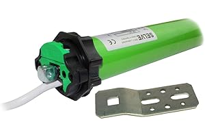 SMAROTECH - MADE IN GERMANY smarotech® Rollladen-Umrüstset: Universal-Rohrmotor Selve SP 2/15 inkl. Einbruchschutz durch patentierte SecuBlock, 4-Kant-Lager, Anschlusskabel und SW 60 Adapter. (SP 2/15 ohne SecuBlock)