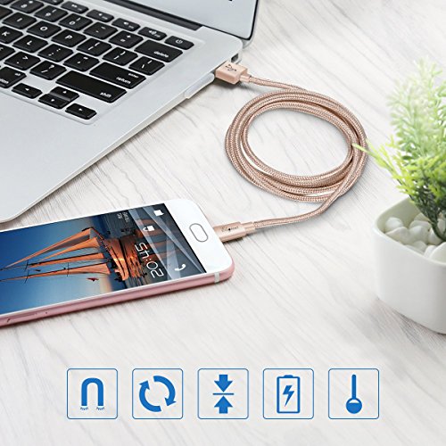 Magnetische USB Ladekabel Datenkabel, ELEGIANT verbesserte Version 1.2M Micro USB 2.0 Magnet Ladekabel Kabel Charger Lade Kabel Netzteil Adapter High Speed Sync und Schnellladekern mit LED Statusanzeige für Android Smart Handys Tablets Samsung galaxy NOTE 5 LG G4, G3, G2, Motorola Nexus 6 SONY Xperia Z3.Z2 usw (Nicht für Samsung GALAXY S6, S6 edge, S6 edge+, S7, Galaxy S7 Edge, Type C) - 3