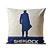 Produktbild Bewährte Sherlock Holmes John Watson Dekoratives Kissen Fall 45,7 x 45,7 cm