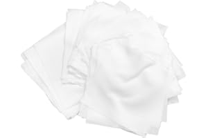 LIEBEWH 200 Pezzi Salviette per Pulizia Panno per Pulizia per Camere Bianche Salviette Senza Pelucchi Fibra di Poliestere Trama Uniforme Forte Assorbimento D'acqua Non Polvere
