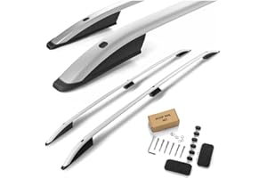 CHROMEMASTER Barras Portaequipajes, Rieles de Techo Compatible con Toyota Proace City L1 Standard Corto 2020+; Se Utilizan para el Montaje de Portaequipajes de Techo, Cajas de Techo o Portabicicletas