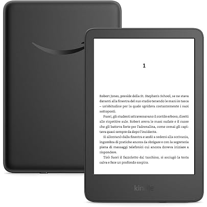 Custodia per Kindle Basic 2024/2022 da 6 pollici, cover intelligente per e-reader 11/12a generazione C2V2L3, guscio protettivo in TPU con funzione di risveglio/sospensione automatica | SHEIN ALIA