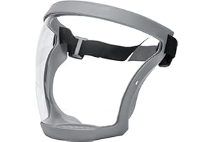 itrimaka Protectores faciales Reutilizables antivaho con monturas Gafas, Protector Facial súper Protector, Cara Completa Antipolvo, Protector contra Salpicaduras Gotas, Cubierta