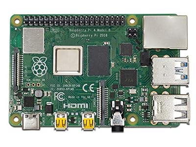 Raspberry Pi 4 Modell B 1Go / GB ARM-Cortex-A72 4X 1,50GHz, 1Go / GB RAM, WLAN-AC, Bluetooth 5, LAN, 4X USB, 2X Micro-HDMI