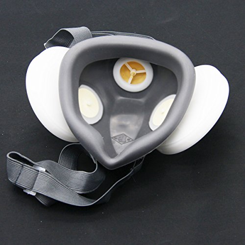 Latinaric New Sports Weiß Spray Respirator Gas Sicherheit Anti Staub Chemical Spray Maske - 8
