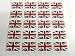 Produktbild Mini aufkleber-packung, 20x12mm rechteckig, selbstklebend Union Jack Etiketten großartig Großbritannien self-adheisve, VEREINIGTES KÖNIGREICH UK Flagge Aufkleber