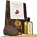 Berber Rhassoul Clay Hair & Facial Mask (Ghassoul) 250G- A blend of Rhassoul and a variety of 16 desert plants. Free Gift : Includes Free Pure Argan oil bottle 50 ml
