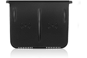 Arcoche Tesla Center Console Mat, Center Console Anti-Slip Silicone Pad, Console Centrale sans Fil Tapis, Wireless Charging Cover for Tesla Model 3 2016-2023 Model Y 2020-2023(Silicone Black)