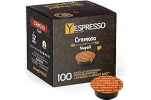 YESPRESSO 100 Capsule Compatibili con Lavazza A Modo Mio miscela Cremoso