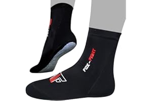 FOX-FIGHT Chaussettes antidérapantes MMA de qualité supérieure - Chaussettes de sport antidérapantes - Muay Thai Kickboxing - Freefight - Arts martiaux - BJJ - Sport - Pour homme et femme