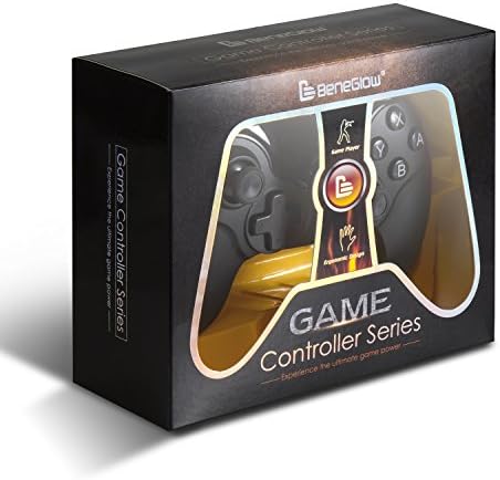 Nintendo Switch Controller, BeneGlow Dual Shock Wired Game Pad Controller for Nintendo Switch with Turbo and Screenshots Functions