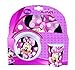 p:os 21707 Breakfast Set Plate Bowl Beaker 3-Piece with Minnie Mouse Design