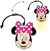 Produktbild flache _ Taschenlampe LED - " Disney Minnie Mouse " - Taschenleuchte / Maus / Mäuse - für Kinder Lampe Projektor - Licht Auto Kindertaschenlampe Mädchen / Mädchentaschenlampe - Schlüsselanhänger