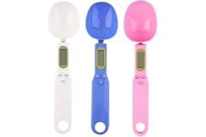 Mengshen Bilancia portatile Bilancia per la casa e la cucina di alta precisione 1.1lb / 500g (0.1g) Strumenti di pesatura elettronici LCD digitali accurati Accessori da cucina Blu