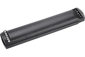 DEMERAS Guitarra de bolsillo negra portátil de 6 cuerdas y 6 trastes para practicar acordes y escalas para el entrenamiento de práctica para principiantes