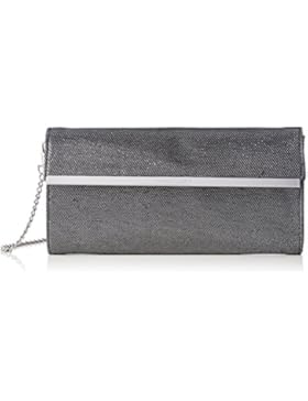 Marco Tozzi Damen 61000 Clutch, Schwarz (Black Metallic), 27x15x1.5 cm