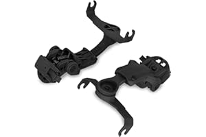 Hearangel ARC Rail Adapter compatibile con la protezione elettronica dell'udito SORDI PRO X (Black)