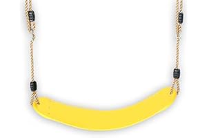 GARTENPIRAT Siège de balançoire Souple en Caoutchouc Jaune