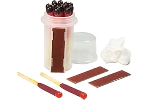 UCO Hurricane Survival Kit, Partite Unisex-Adulto, Trasparente, x20 Matches