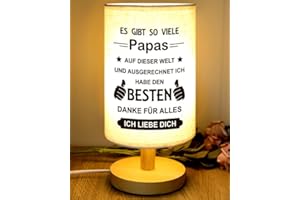 ‎PRSTENLY PRSTENLY Weihnachtsgeschenke Papa Geschenk Geburtstag, Beste Papa Tischlampe Geschenke für Männer, Geburtstagsgeschenke für Papa, Vatertagsgeschenk Ruhestand Geschenk Papa Geschenke von Tochter Sohn