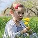 Pinwheel Bow Hair Clip - Toddler TruStay Clip - Best NO Slip Barrette For Fine Hair (TA8-Navy)