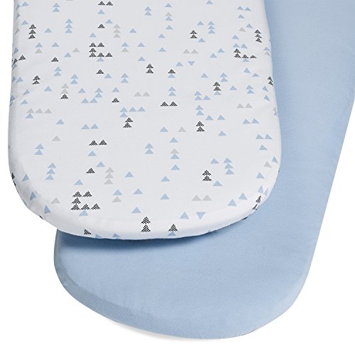 Preisvergleich Produktbild Snüz Moses Korb / Kinderwagen Spannbettlaken Geo Breeze