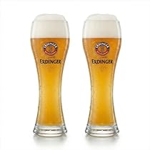 6 Erdinger Alkoholfrei Weißbier Gläser mit Logo 0,5l - Bier Glas München Weizen