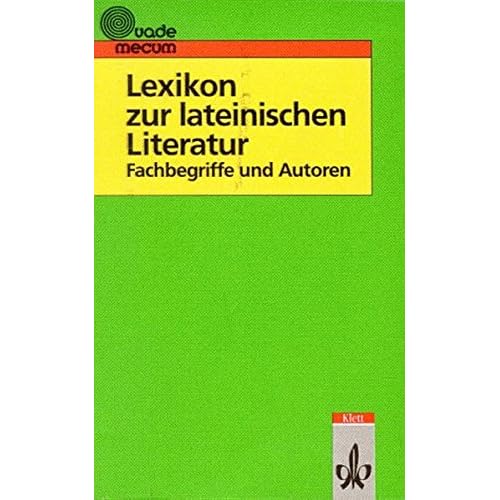 [PDF] Lexikon zur lateinischen Literatur: Fachbegriffe und Autoren KOSTENLOS DOWNLOAD