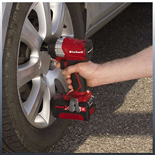 Einhell Akku Schlagschrauber TE-CW 18 Li BL Solo Power X-Change (Lithium Ionen, 18 V, 215 Nm, LED Licht, Bit-Adapter zum Schrauben, ohne Akku und Ladegerät) - 5