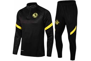 LOXCZI F-C Tuta da Calcio da Uomo, Giacca Sportiva e Pantaloni Maglia Squadra di Calcio Abbigliamento Sportivo Uomo Maniche Lunghe,Tuta Corsa Calcio Tuta Fitness Pantaloni della Tuta