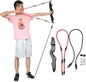 Ameyxgs Bogenschiessen Trainer Bogenschiessen Zugbogen Ausrustung Mit Recurve Bogen Steigrohr Verbessern Sie Die Armstarke Amazon De Sport Freizeit