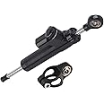 BOROCO Aluminum Universal Motorcycle Steering Damper Stabilizer Linear Reversed Safety Control