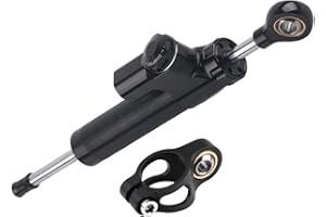 ‎KEENSO Lenkungsdämpfer, Aluminium Universal Motorrad Lenkungsdämpfer Stabilisator Linear Reversed Safety Control Auto- Und Motorradteile