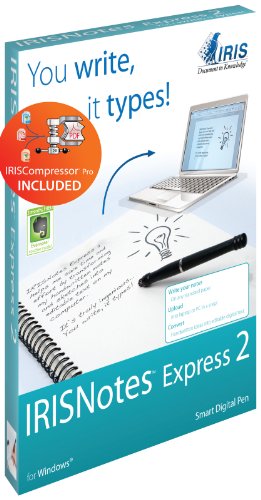 Iris Notes Express 2 - Bol&iacute;grafo digital (USB), color negro