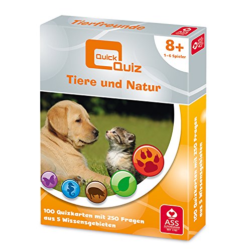 Preisvergleich Produktbild ASS Altenburger 22509665 - Quick Quiz Tiere und Natur