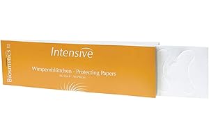 INTENSIVE Biosmetics Wimpernblättchen ungewachst, Farbschutz zum Wimpernfärben, 96 Stück