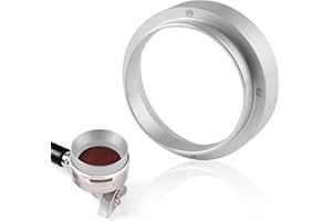 NEEROW Kaffee Dosierring 51 mm, Magnetisch Dosiertrichter, Aluminium Espresso Trichter, Kaffeedosierring für Fülltrichter, Brühschüssel, Siebträger Zubehör, Kaffeepulver Exakten Abfüllen