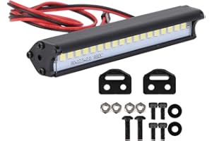 Dilwe RC LED Light Bar Roof Lamp Super Bright Spare Parts Fit for Traxxas TRX6 /TRX4 /SCX10 1/10 Scale RC Crawler Cars