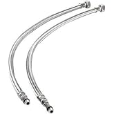 Battery Flex Hose 3/8-M10 50 Cm Short End (2 Pieces)