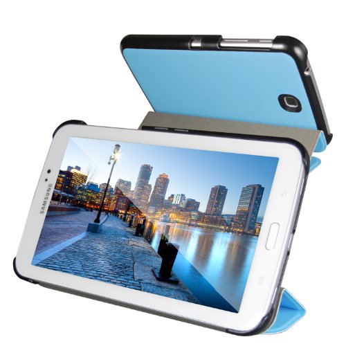 JETech® Ultra Slim Galaxy Tab 3 7.0 Schutzhülle Case Tasche Hülle mit Standfunktion für Samsung Galaxy Tab 3 7 Zoll (Blau) - 4